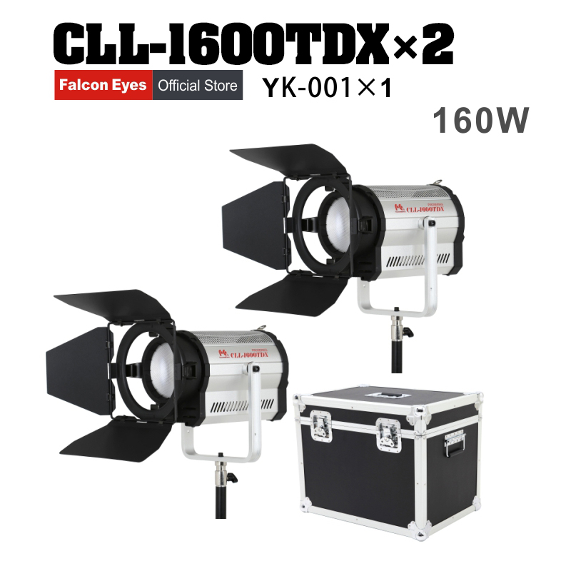 Falconeyes 160 W 3000 K-8000 K    Led  Ʈ DMX ý 2 /   CLL-1600TDX